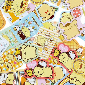 SANRIO© Character Flake Stickers with Case