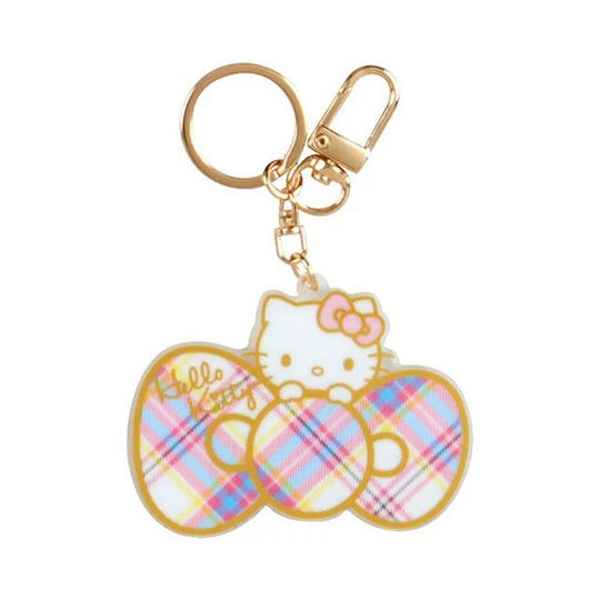 SANRIO© Hello Kitty Secret Box Keychain :D-Tartan (Japan Limited Edition)