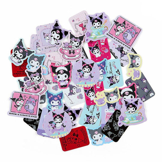 SANRIO© Character Flake Stickers with Case