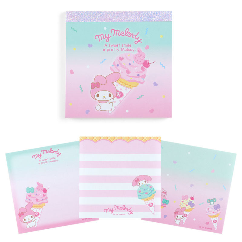 SANRIO© Memo Pad Ice-cream (Made in Japan)