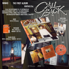 MINHO (SHINEE) 1ST FULL ALBUM - CALL BACK (DIGIPACK VERSION)