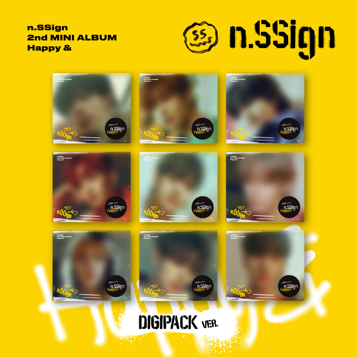 N.SSIGN - HAPPY & 2ND MINI ALBUM (DIGIPACK VERSION)