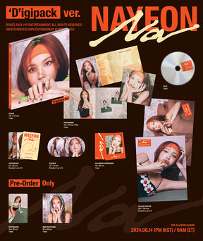 NAYEON (TWICE) 2ND MINI ALBUM - NA (DIGIPACK VERSION)