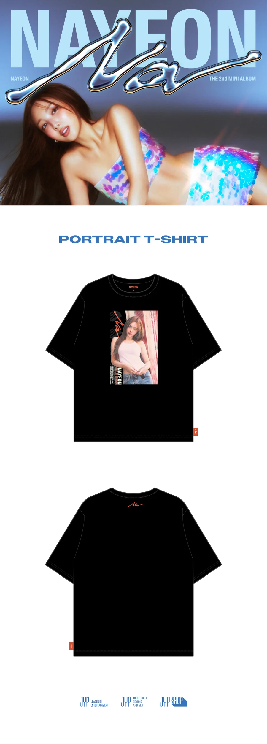 NAYEON NA OFFICIAL MERCHANDISE - PORTRAIT T-SHIRT