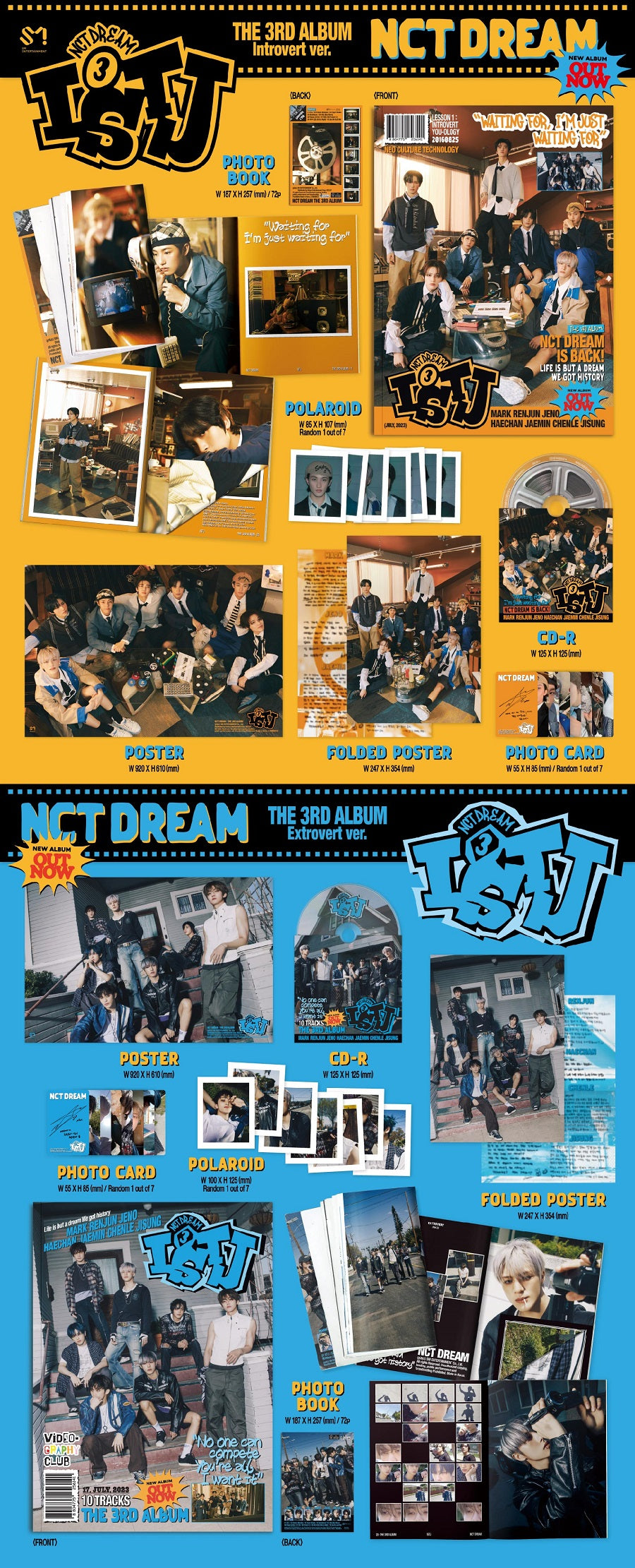 NCT DREAM VOL. 3 - ISTJ (PHOTOBOOK VERSION)