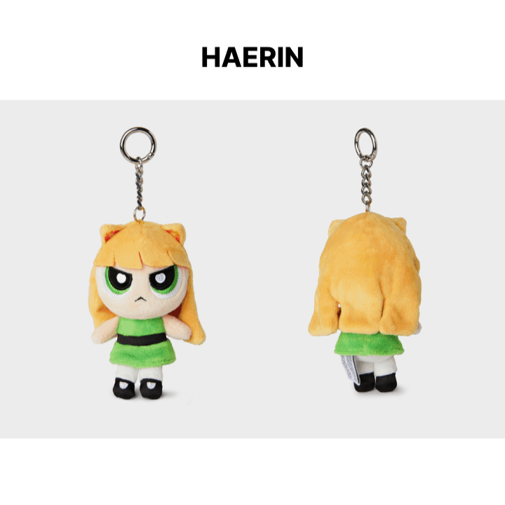 NEWJEANS OFFICIAL MERCHANDISE - THE POWERPUFF GIRLS x NJ PLUSH KEYRING CHARM