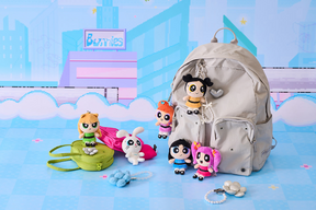 NEWJEANS OFFICIAL MERCHANDISE - THE POWERPUFF GIRLS x NJ PLUSH KEYRING CHARM