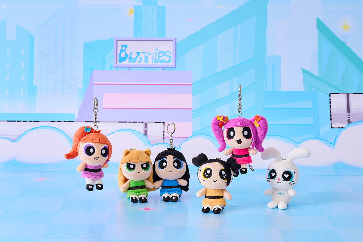 NEWJEANS OFFICIAL MERCHANDISE - THE POWERPUFF GIRLS x NJ PLUSH KEYRING CHARM