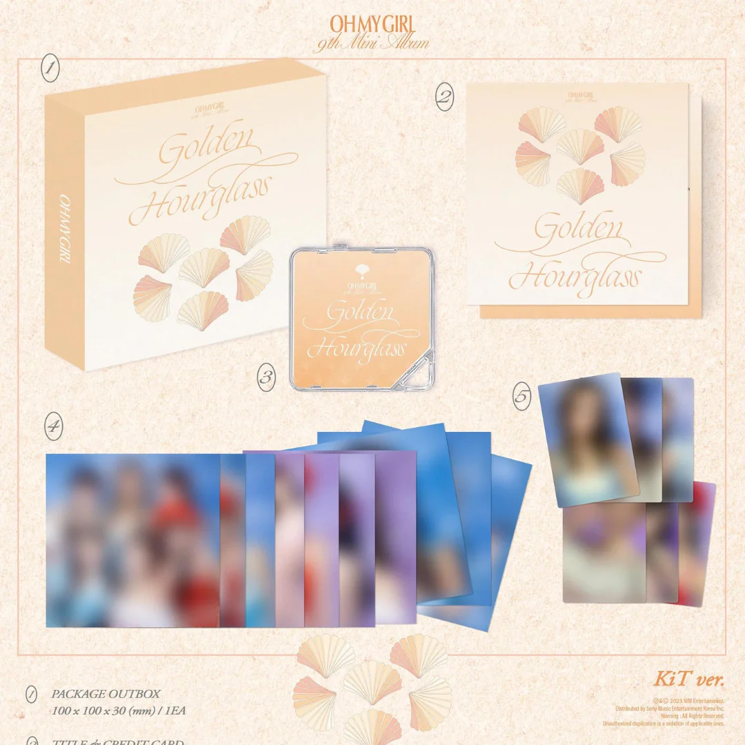 OH MY GIRL Mini Vol. 9 - Golden Hourglass (KiT version)