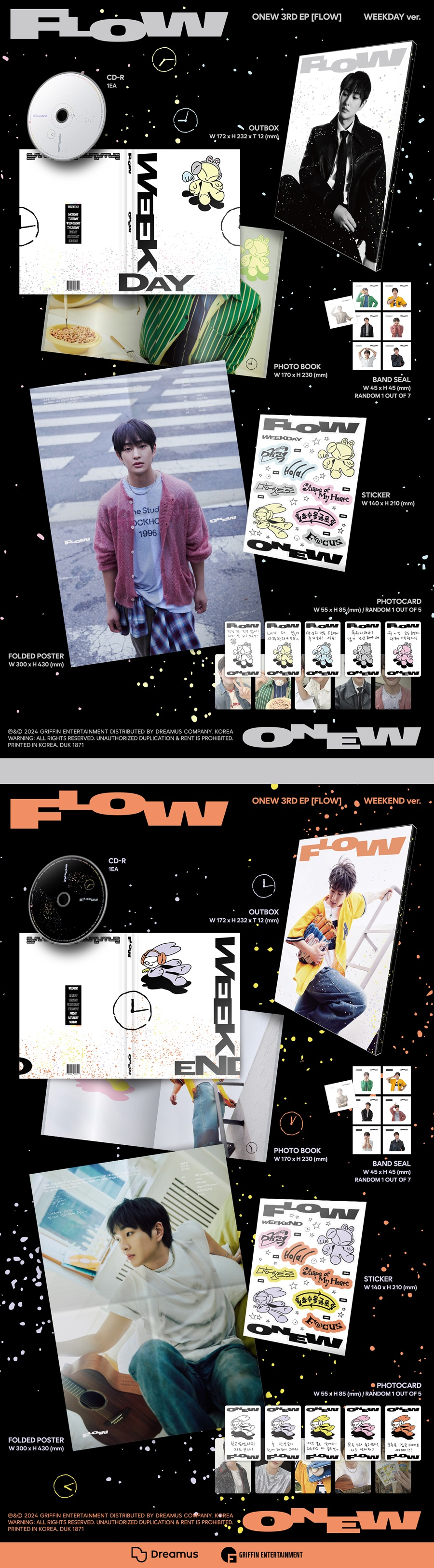 ONEW 3RD MINI ALBUM - FLOW