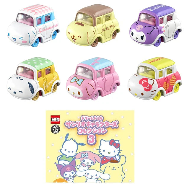 Mystery Box Sanrio Alloy Car (1 Piece)