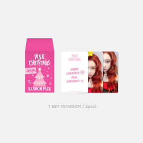 PINK CHRISTMAS PHOTOCARD RANDOM PACK