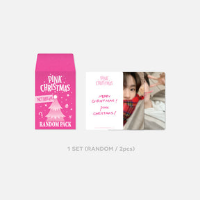 PINK CHRISTMAS PHOTOCARD RANDOM PACK