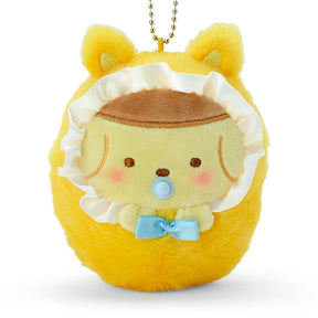 SANRIO© Pompompurin Plush Keychain Baby Swaddle (Japan Limited Edition)