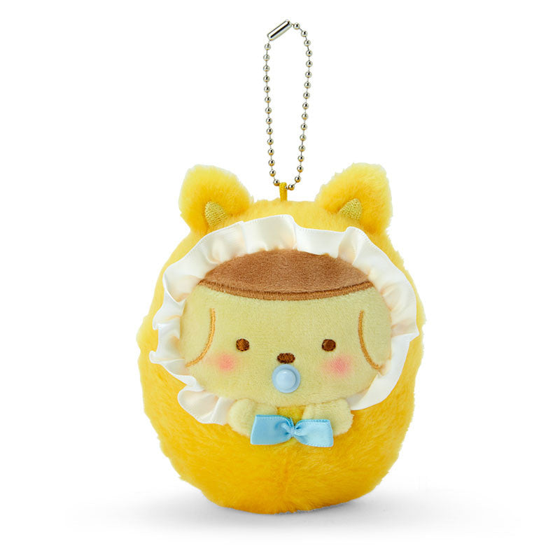 SANRIO© Pompompurin Plush Keychain Baby Swaddle (Japan Limited Edition)