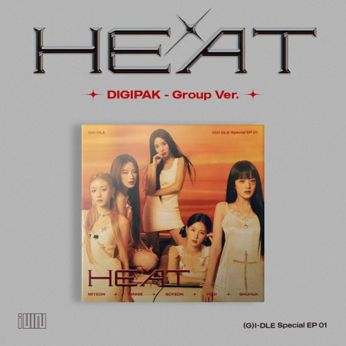 (G)I-DLE SPECIAL ALBUM - HEAT (DIGIPACK VERSION) (GROUP VERSION)