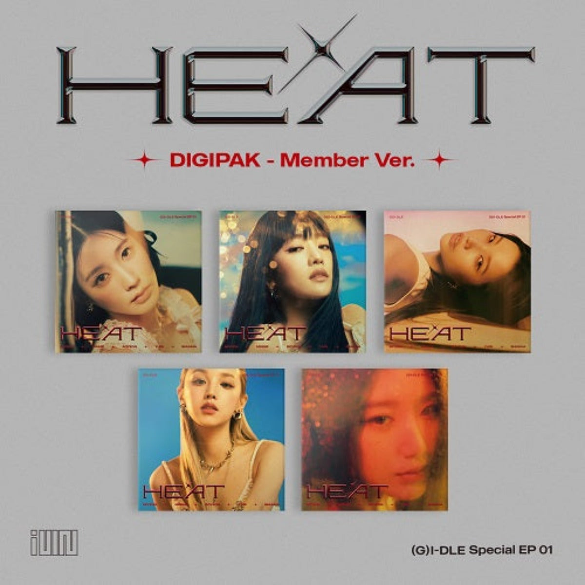 (G)I-DLE SPECIAL ALBUM - HEAT (DIGIPACK VERSION) (MEMBER VERSION)