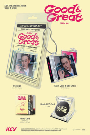 SHINEE: KEY MINI ALBUM VOL. 2 - GOOD & GREAT (SMINI VERSION)