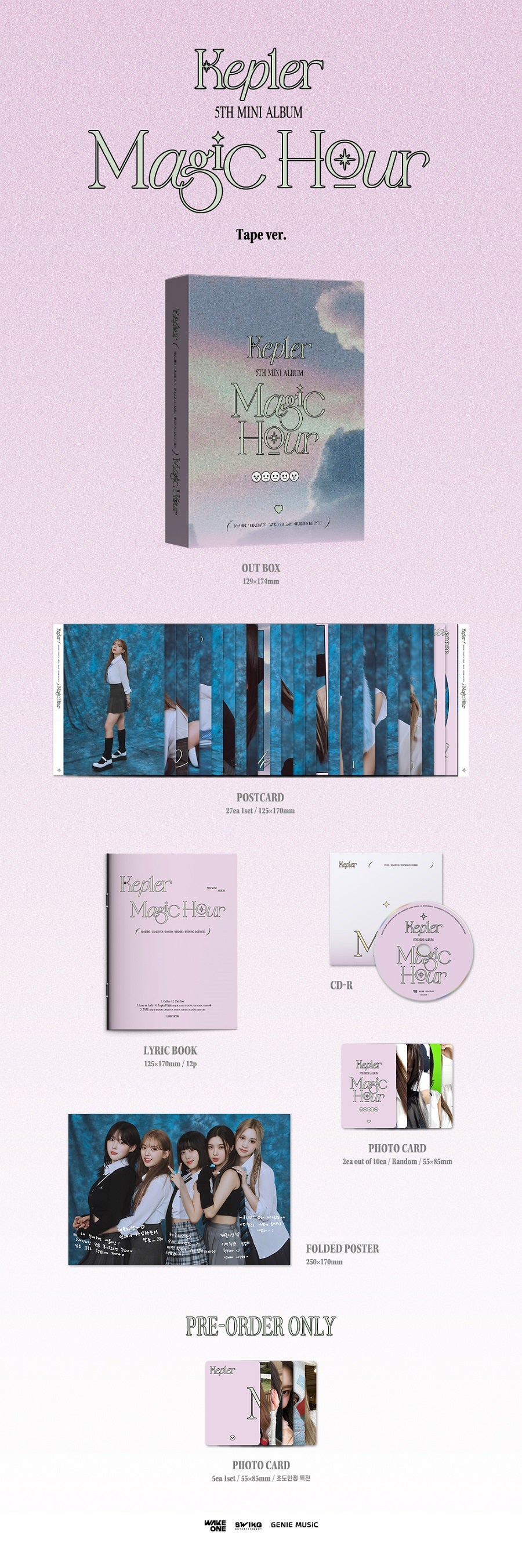 KEP1ER MINI ALBUM VOL. 5 - MAGIC HOUR (UNIT VERSION)