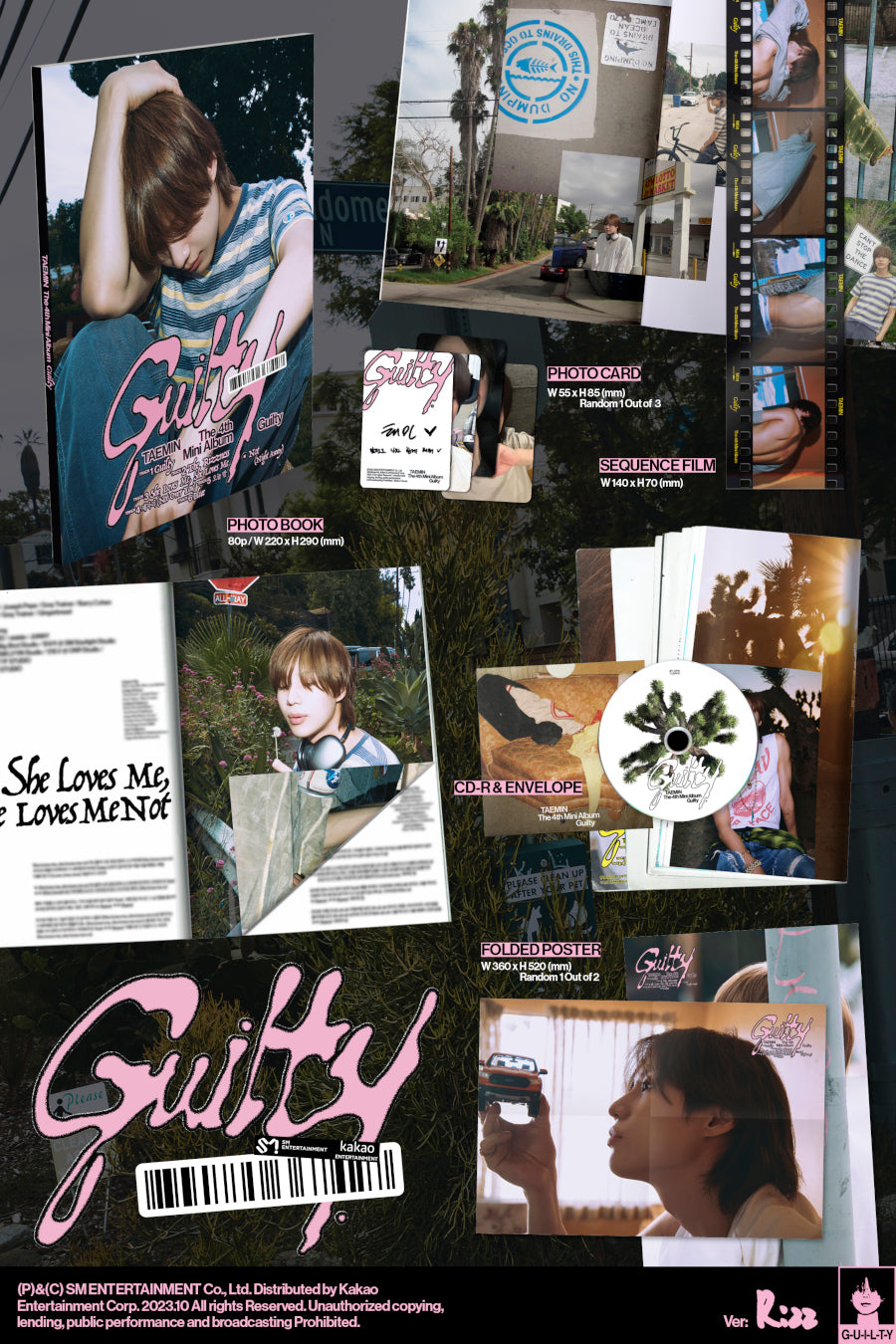 SHINEE: TAEMIN MINI ALBUM VOL. 4 - GUILTY (PHOTOBOOK VERSION)