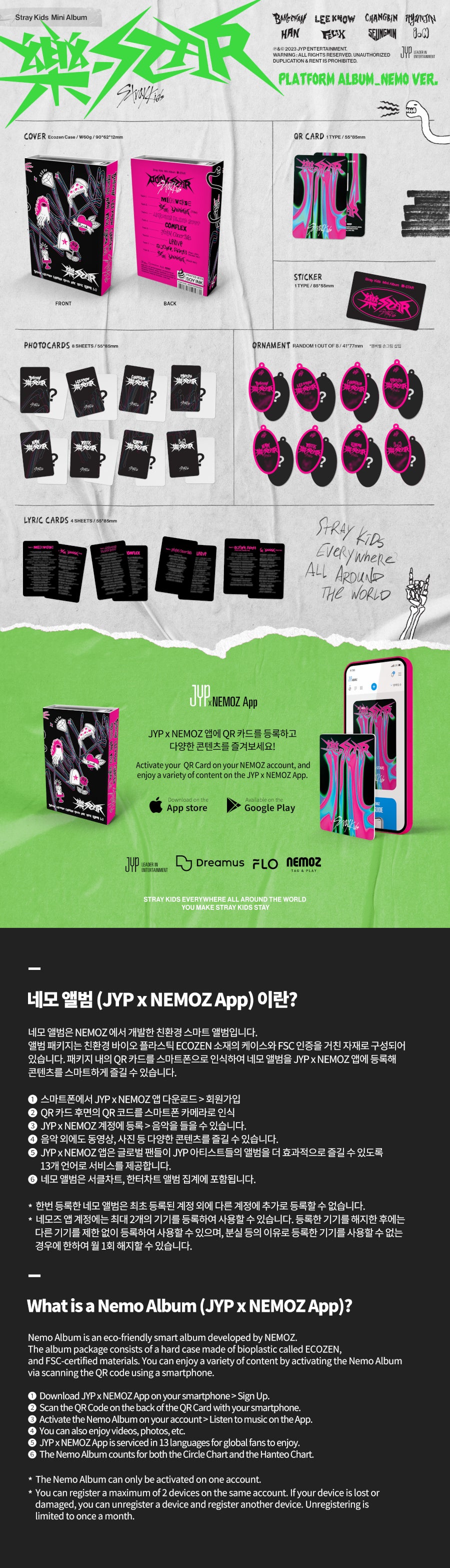 STRAY KIDS MINI ALBUM VOL. 8 - ROCK-STAR (PLATFORM ALBUM) (NEMO VERSION)