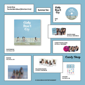 CANDY SHOP 2ND MINI ALBUM - GIRLS DON'T CRY