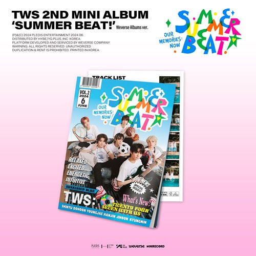 TWS 2ND MINI ALBUM - SUMMER BEAT! (WEVERSE ALBUMS VER.)