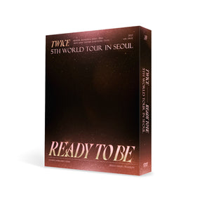 TWICE 5TH WORLD TOUR - READY TO BE  (IN SEOUL DVD)