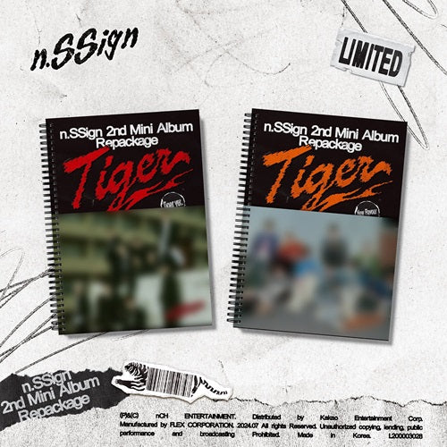 N.SSIGN 2ND MINI ALBUM REPACKAGE - TIGER