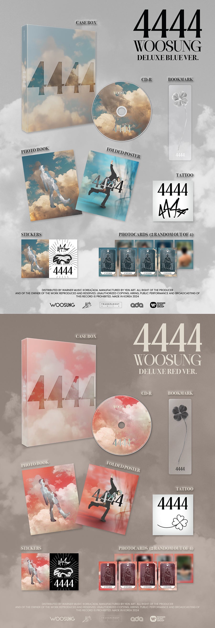 WOOSUNG - 4444 (DELUXE VERSION)