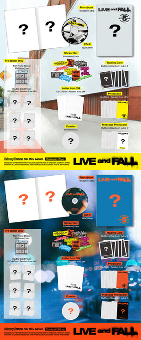 XDINARY HEROES 5TH MINI ALBUM - LIVE AND FALL