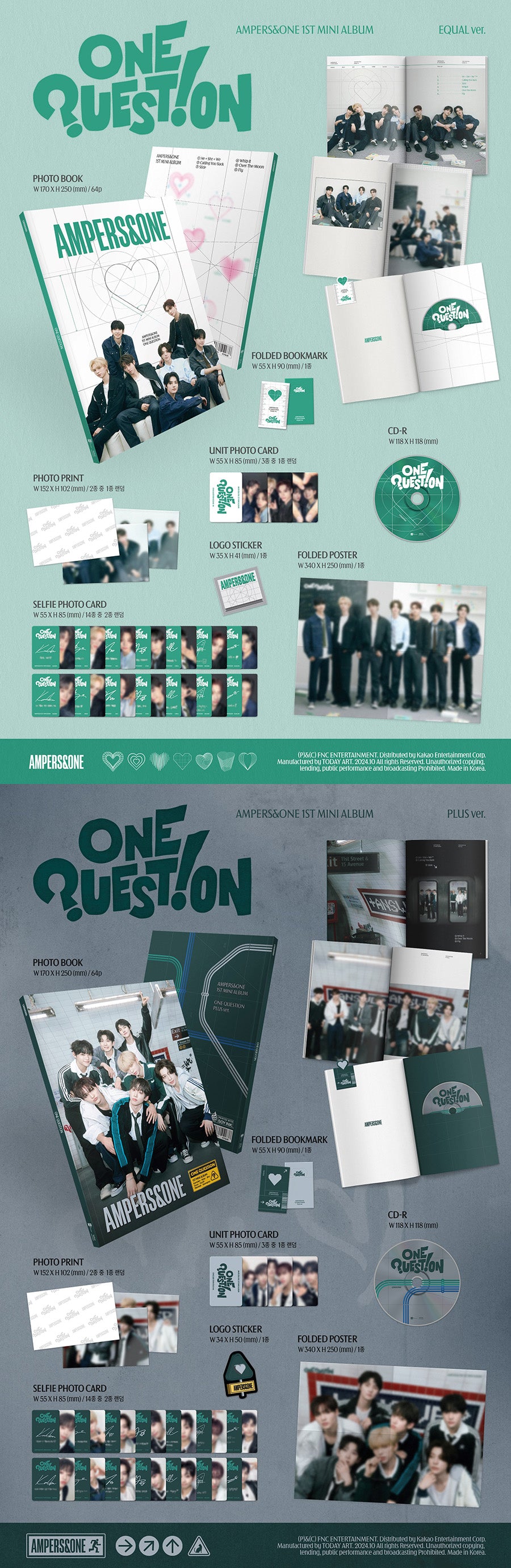 AMPERS&ONE 1ST MINI ALBUM - ONE QUESTION