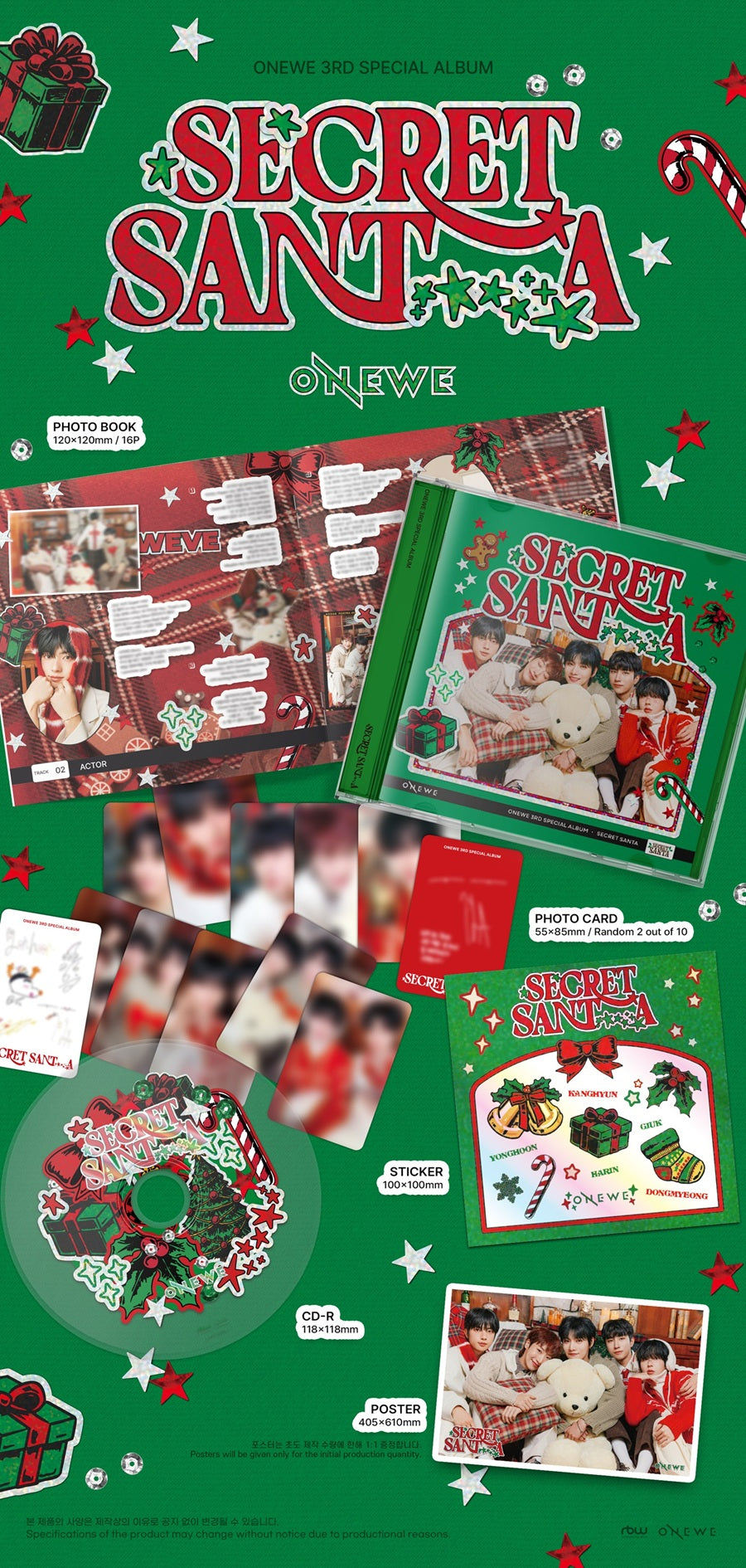 ONEWE 3RD SPECIAL ALBUM - SECRET SANTA