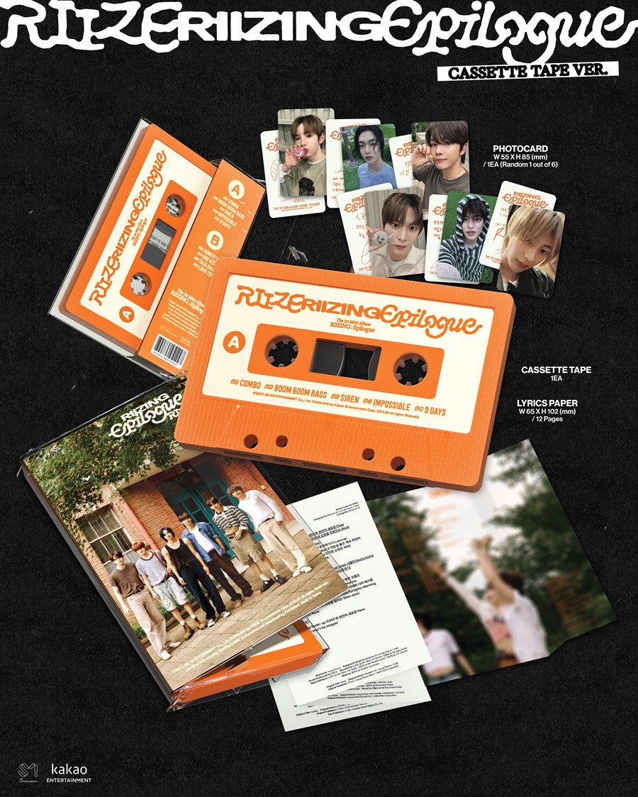 RIIZE 1ST MINI ALBUM - RIIZING : EPILOGUE (CASSETTE TAPE VERSION)