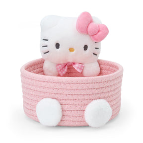 SANRIO© Plush In Rope Basket (Japan Limited Edition)