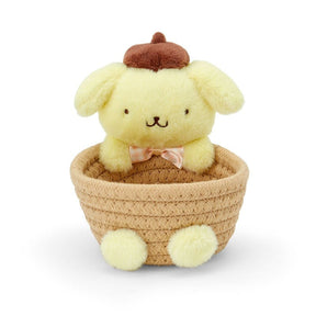 SANRIO© Plush In Rope Basket (Japan Limited Edition)