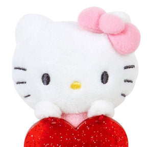 SANRIO© Plush Pin with Heart (Japan Limited Edition)