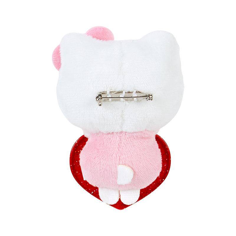 SANRIO© Plush Pin with Heart (Japan Limited Edition)