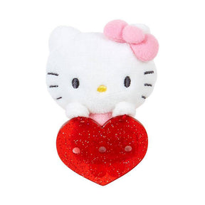 SANRIO© Plush Pin with Heart (Japan Limited Edition)