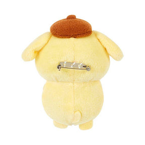 SANRIO© Plush Pin with Heart (Japan Limited Edition)