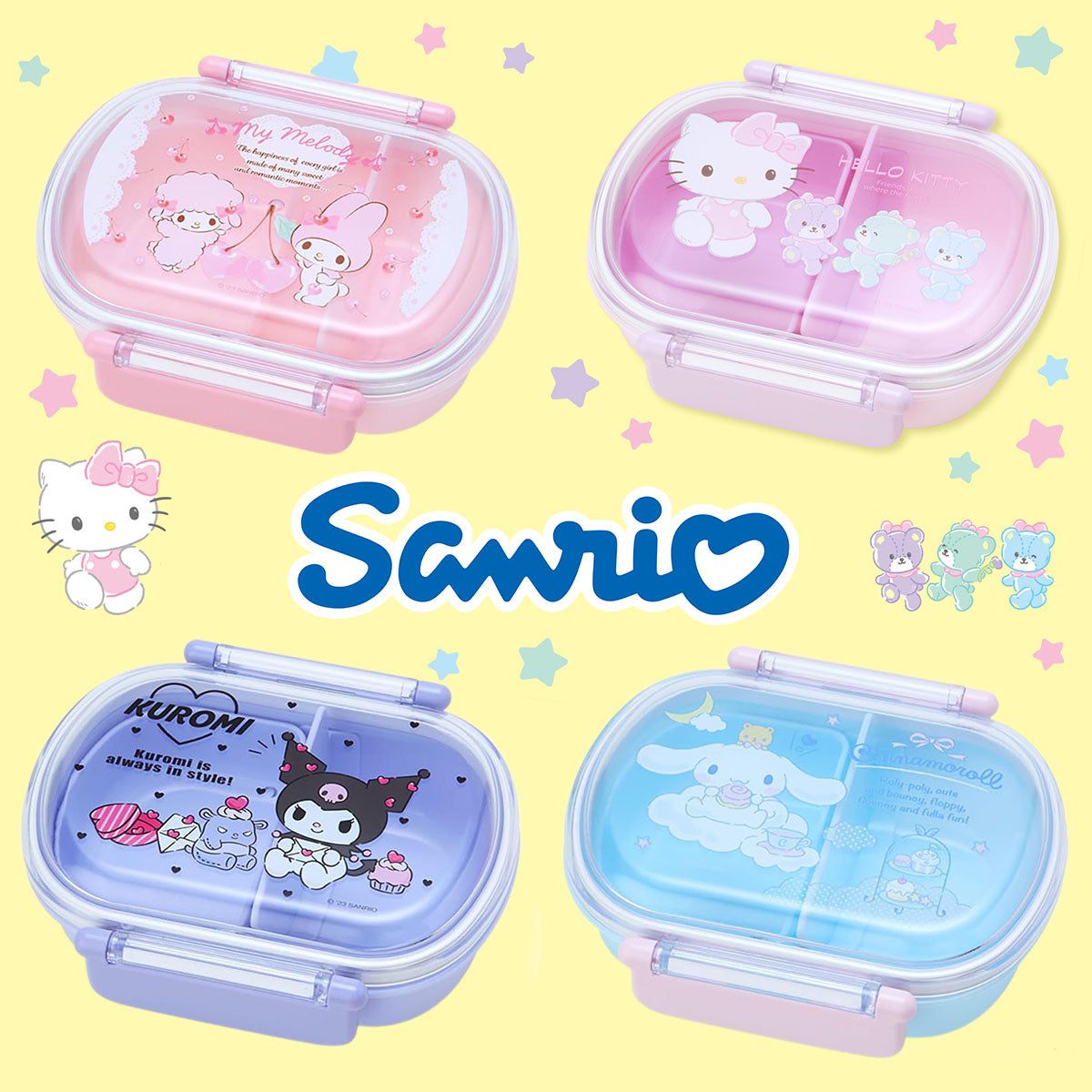 SANRIO© Characters Lunch Box 360ml (Japan Edition)