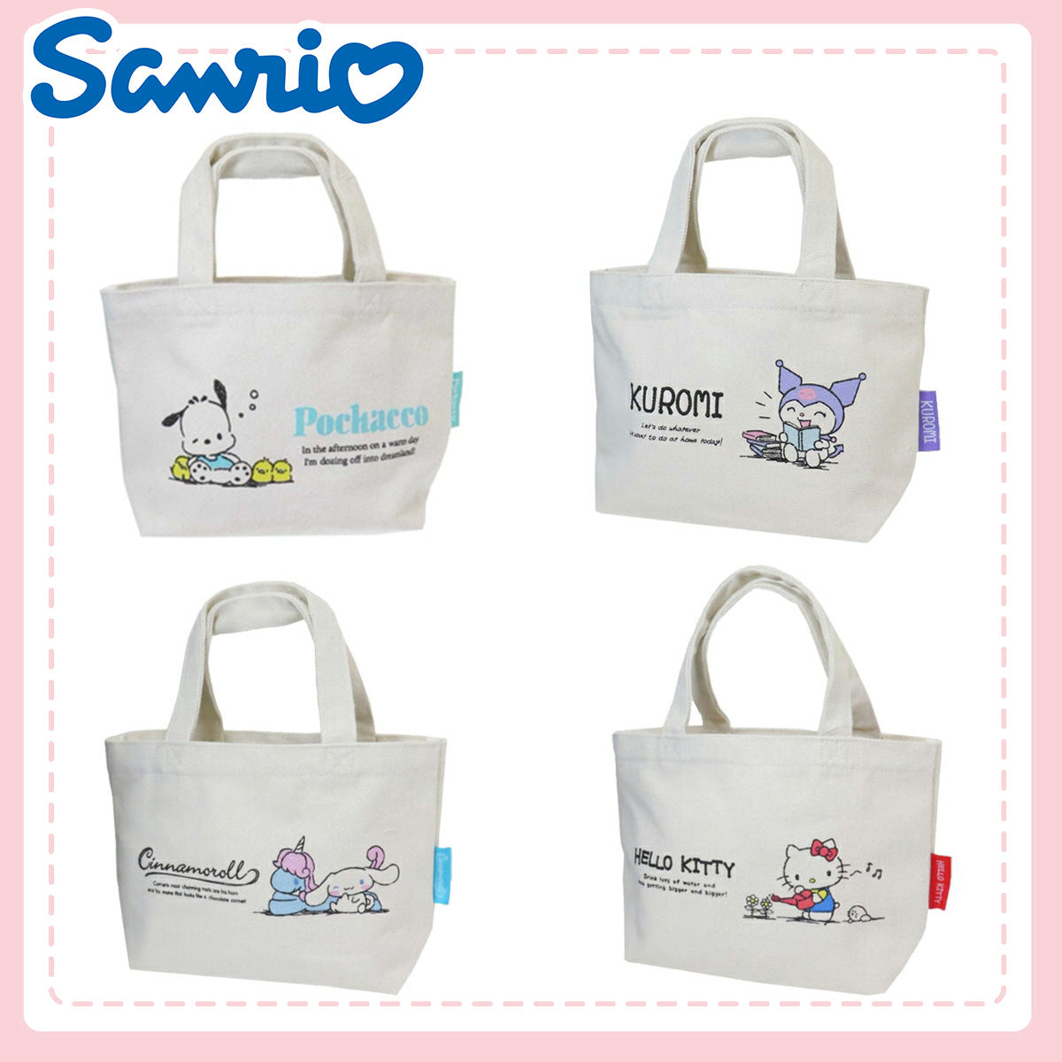 SANRIO© Canvas Lunch Bag (Japan Edition)