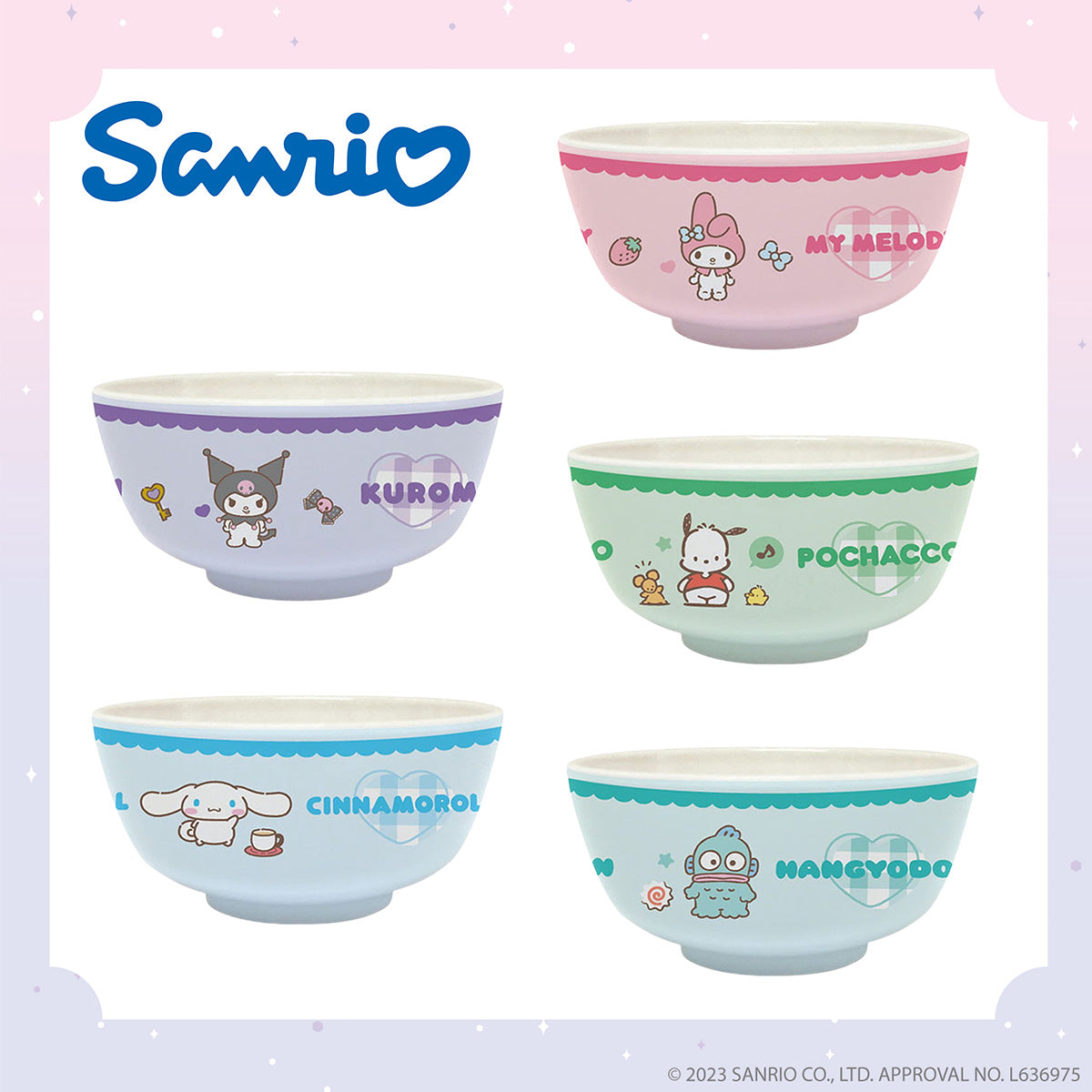 SANRIO© Characters Bowl Resin (Japan Edition)