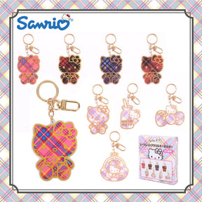 SANRIO© Hello Kitty Secret Box Keychain :D-Tartan (Japan Limited Edition)