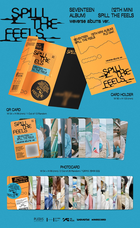 SEVENTEEN 12TH MINI ALBUM - SPILL THE FEELS (WEVERSE ALBUMS VERSION)