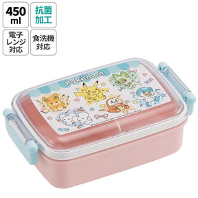 POKEMON© Lunch Box Rectangle Pink 450ml (Japan Edition)