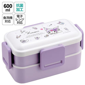 SANRIO© Lunch Box 4-Lock Double 600ml (Japan Edition)