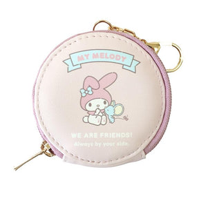 SANRIO© Characters Round Coin Bag with Key Holder (Japan Edition)