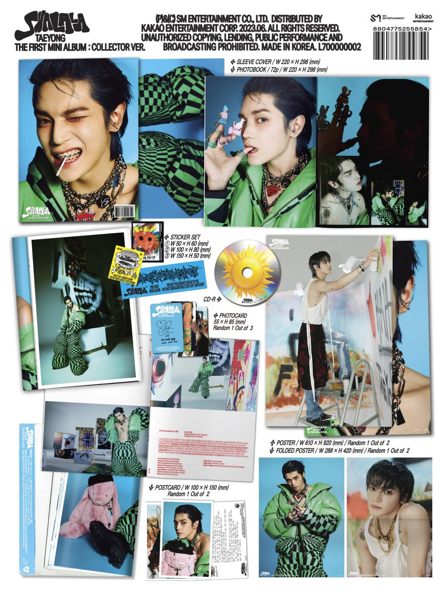 NCT: TAEYONG MINI ALBUM VOL. 1 - SHALALA (COLLECTOR VERSION)