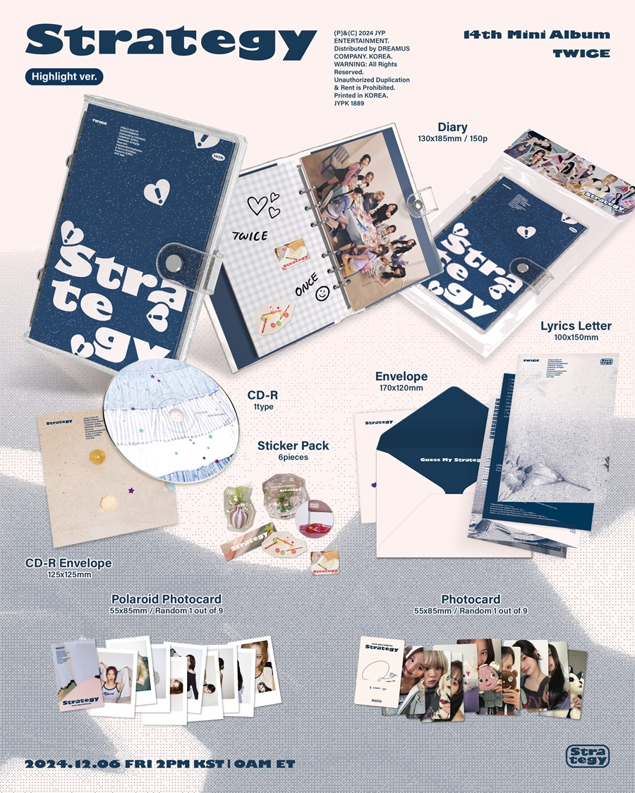 TWICE 14TH MINI ALBUM - STRATEGY (HIGHLIGHT VERSION)